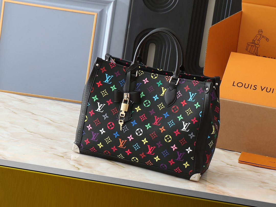 LV Alma Bb Handbag Monogram Canvas Model M13670 Top Handle Office Commute